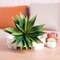Succulents Plants Artificial Aloe Plant, 12.5Inch Large Faux Succulents Unpotted, Premium Crafting DIY Greenery Decor for Indoor & Outdoor(Green)